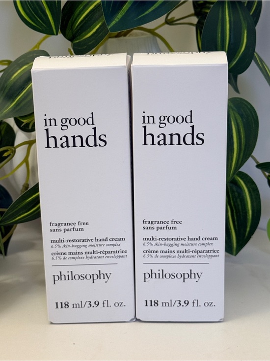 Philosophy Other - 2x philosophy In Good Hands Multi-Restorative Hand Cream 3.9 oz - FRAGRANCE FREE
